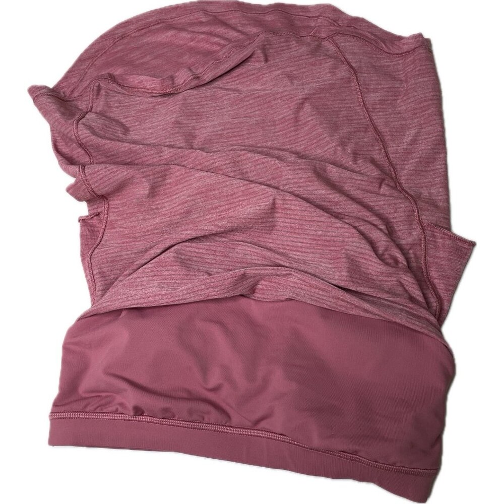 Lululemon Moment To Movement 2-In-1 Tank Pink Heathered Misty Merlot 4 S Padded - Picture 3 of 9